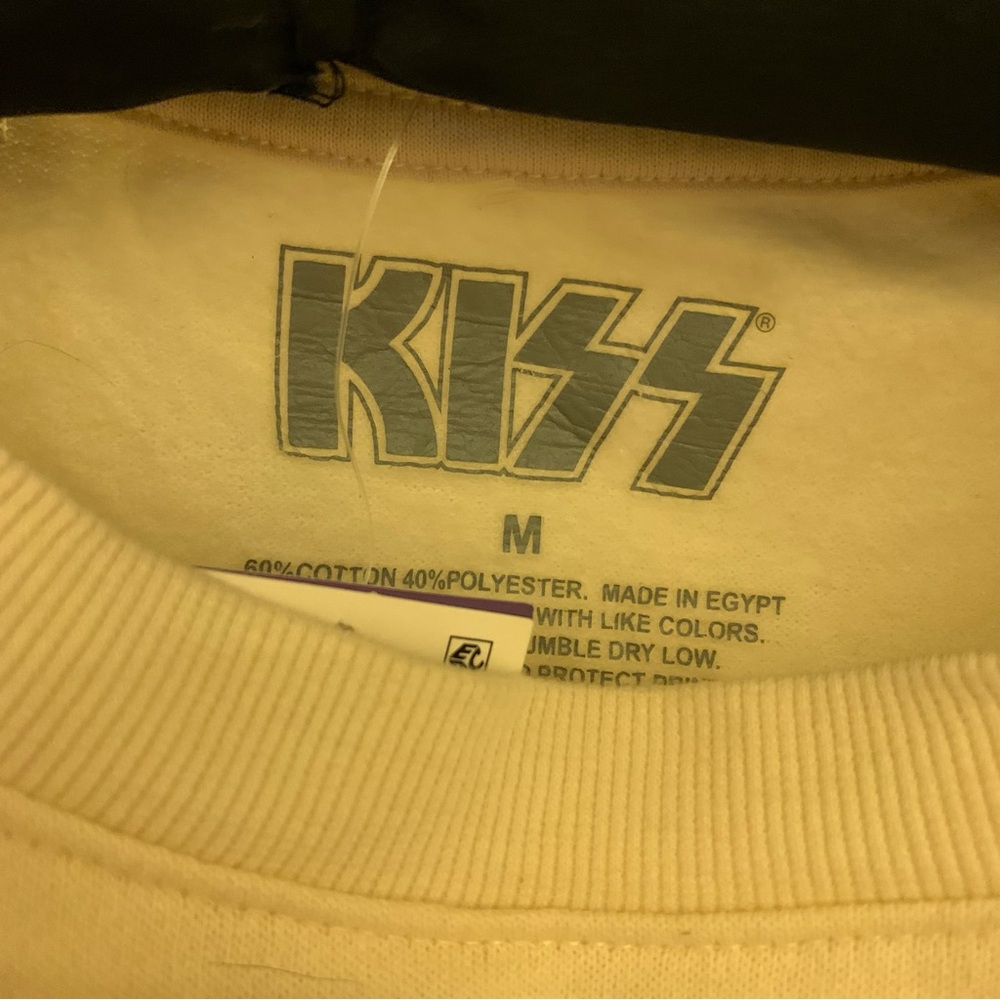 Kizz Cream Logo Sweatshirt - Picture 4 of 5